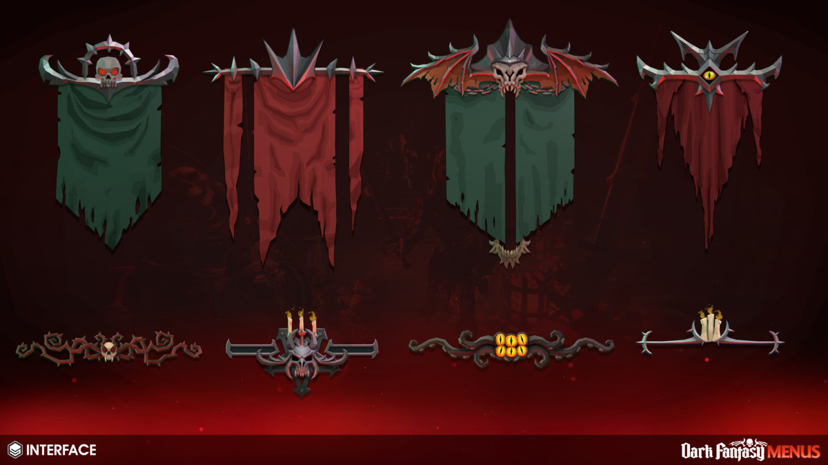 Dark Fantasy Menus - Synty INTERFACE - GUI, image 14
