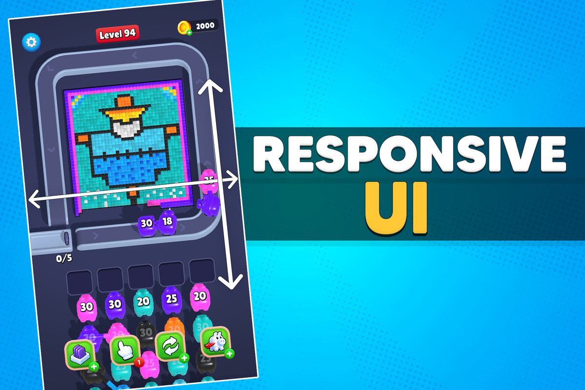 Pixel Shooter | Puzzle Game Template