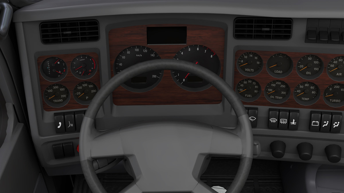Heavy Truck Chassis 07 Generic Grey URP HDRP Textures
