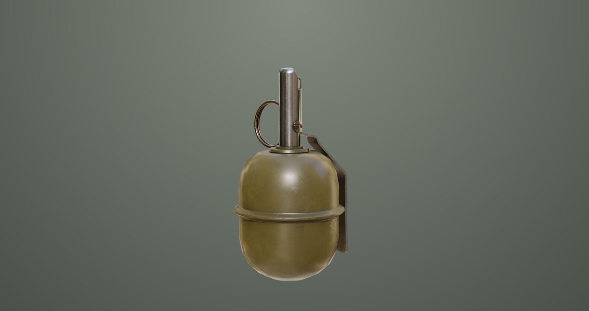 10 Grenades Single Mat URP HDRP Textures