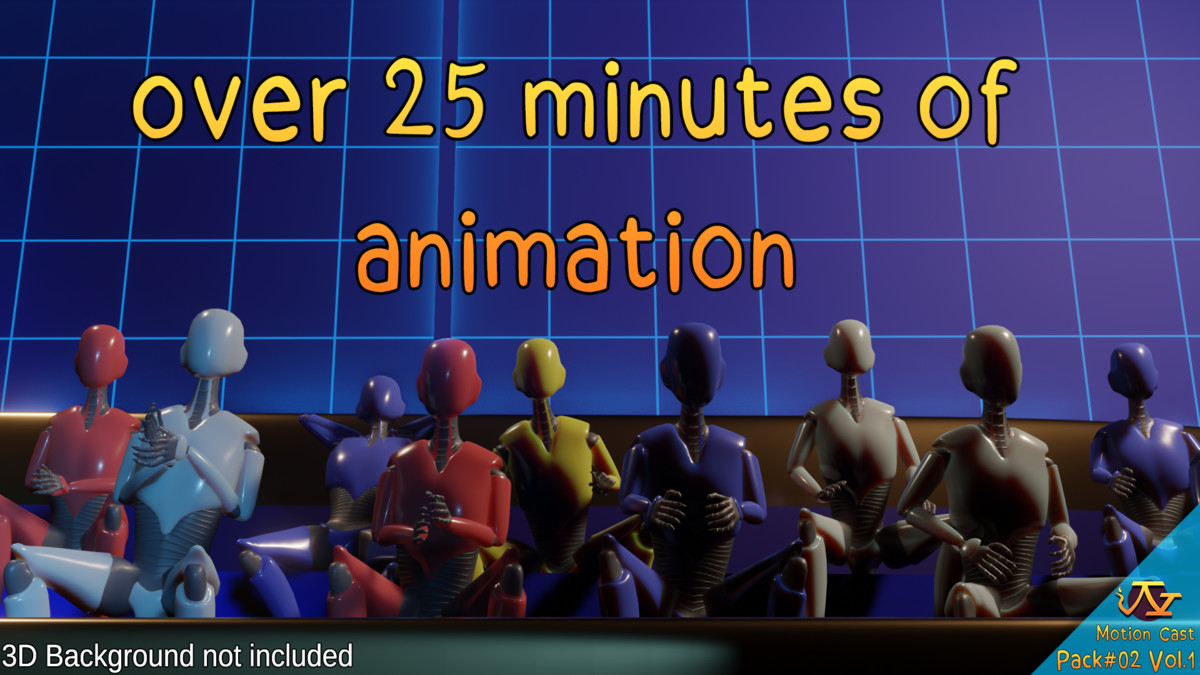 Spectators animations (Motion Cast#02 Vol.1)