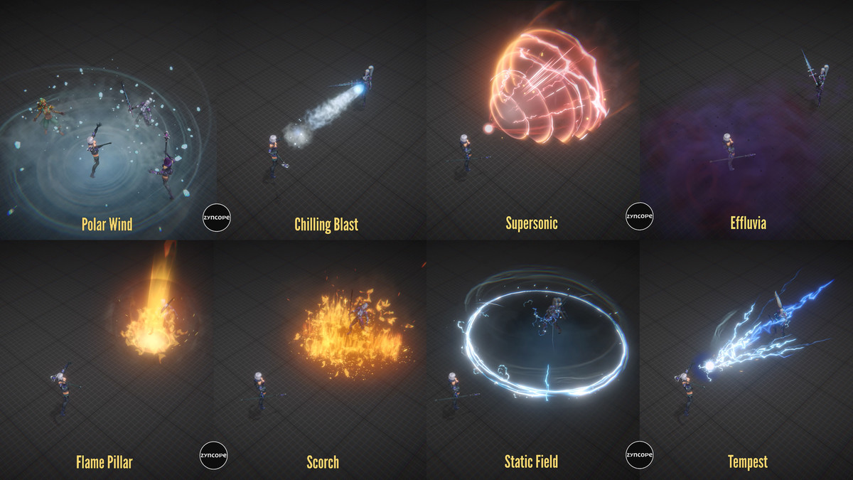 Zyncope Skill VFX - Pack 2