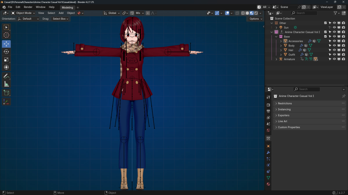 Anime Character Casual Vol.I