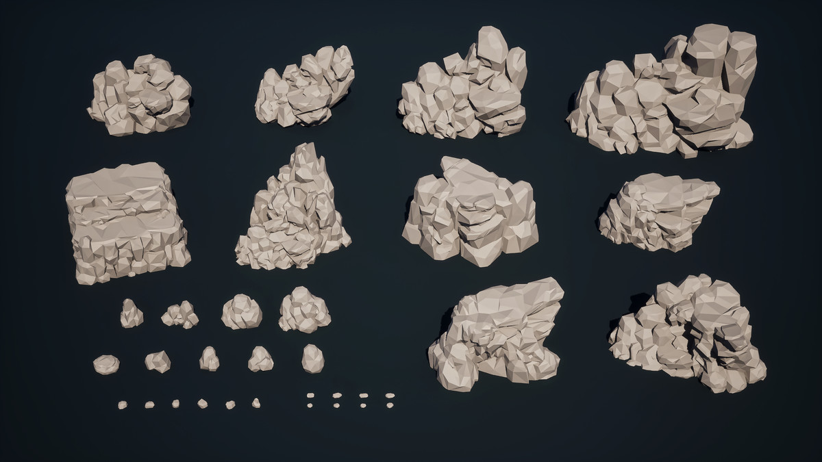 Rocky Valley - Polyart Environment