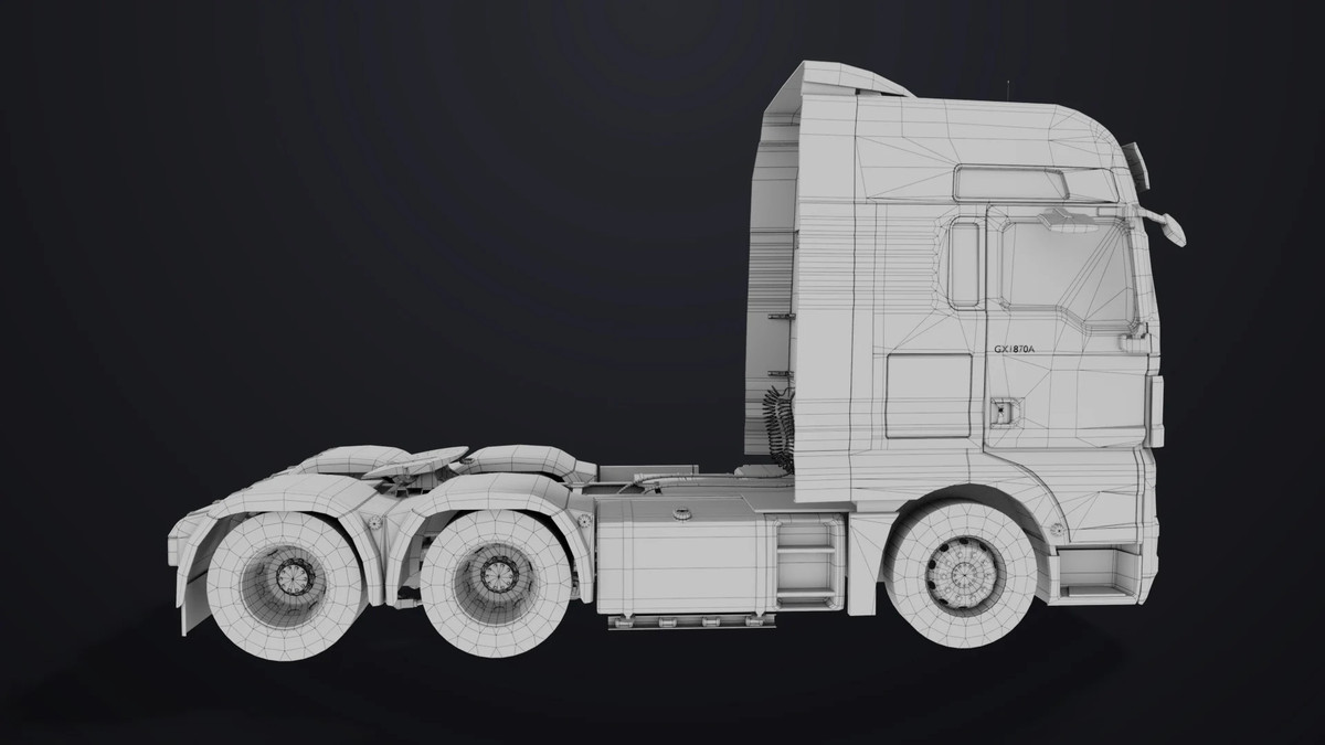 Heavy Truck 6 Chassis Collection URP HDRP Textures