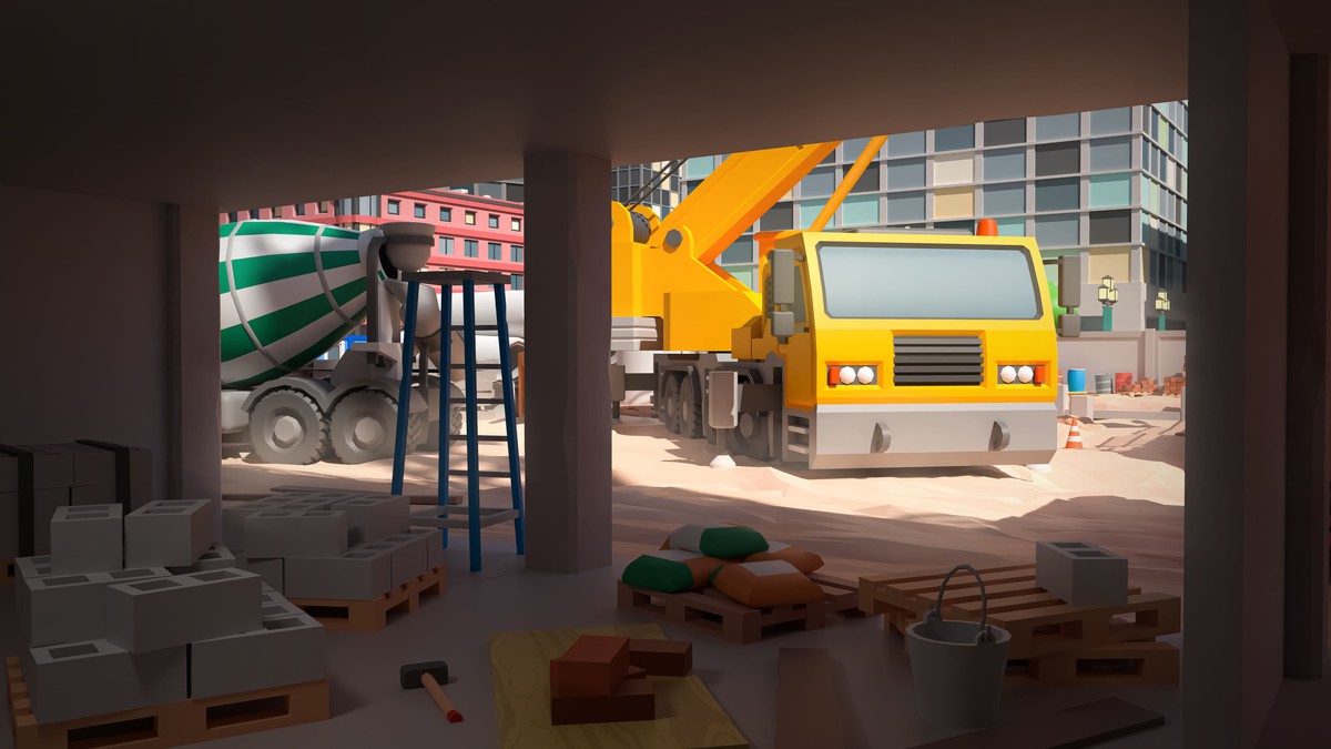 Construction - Low Poly 3D Models Pack