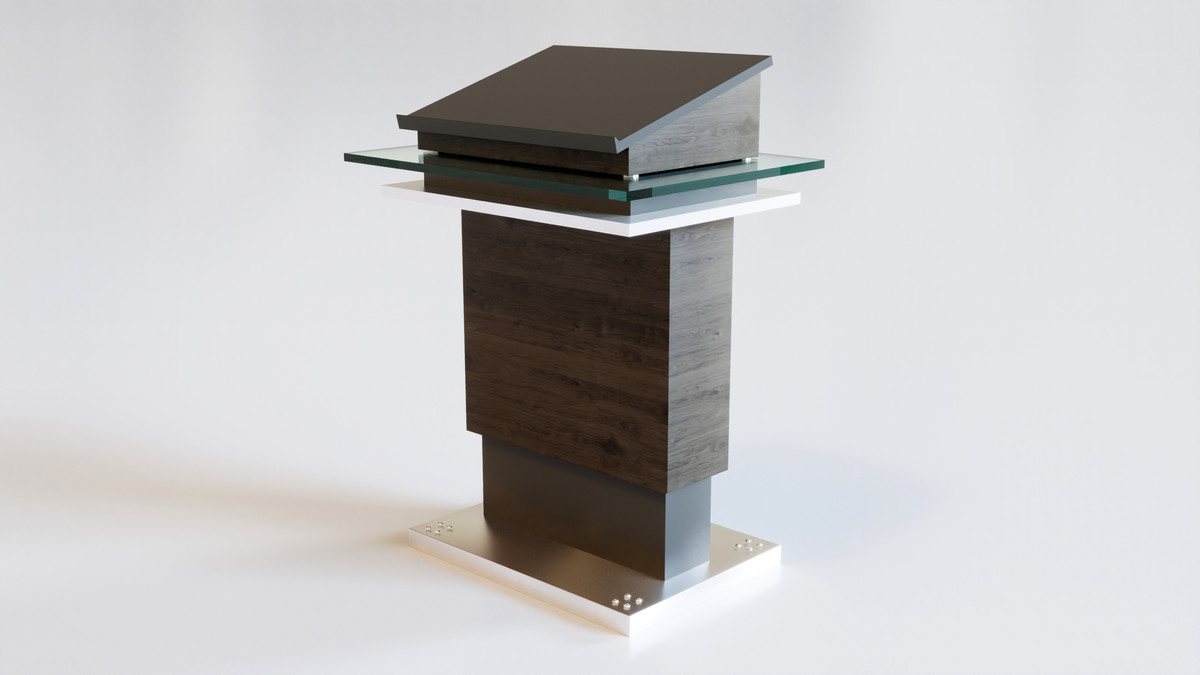 News Studio 3D Props Set - Broadcast Desks, Studio Lights, Furniture for VR