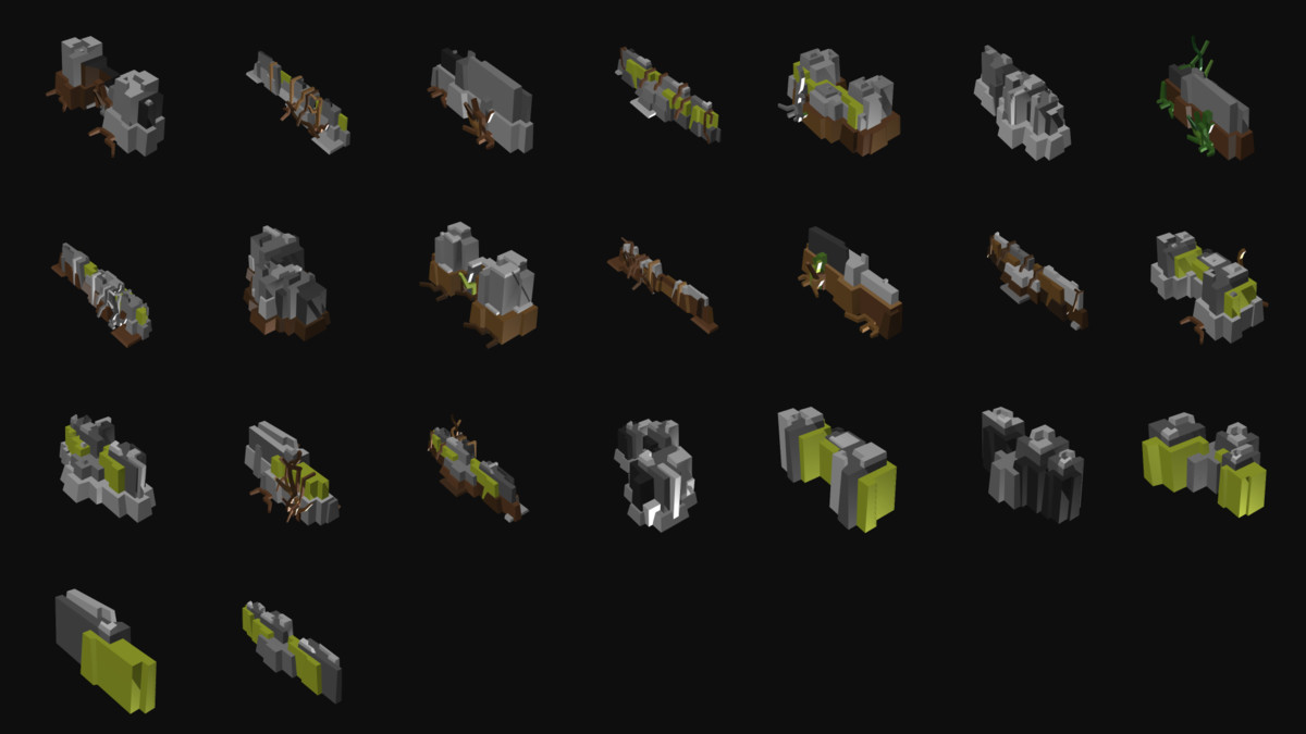 EpicVoxel World PRO - Winter Atolls & Forest (370+ assets)