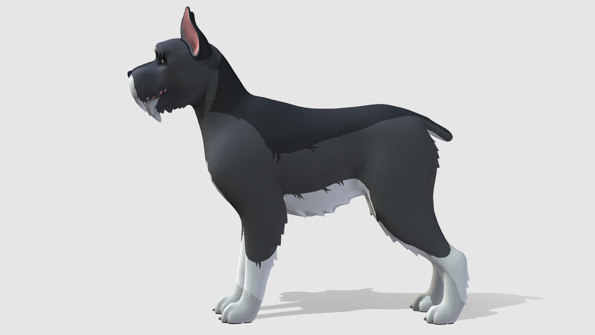 Cartoon Dog - Schnauzer