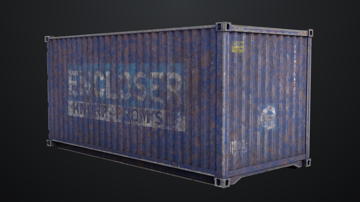5 Cargo Dusty Container 20ft Single Mat