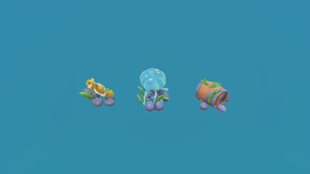 Stylized Underwater Pack — Rocks, Corals & Sea Props