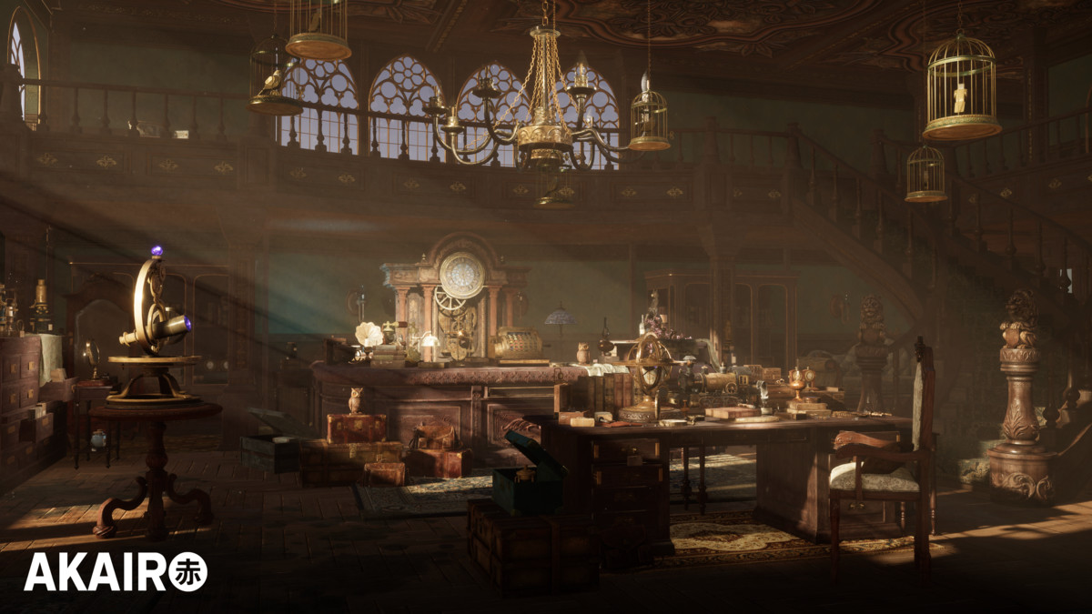 Steampunk Inventor's Workshop