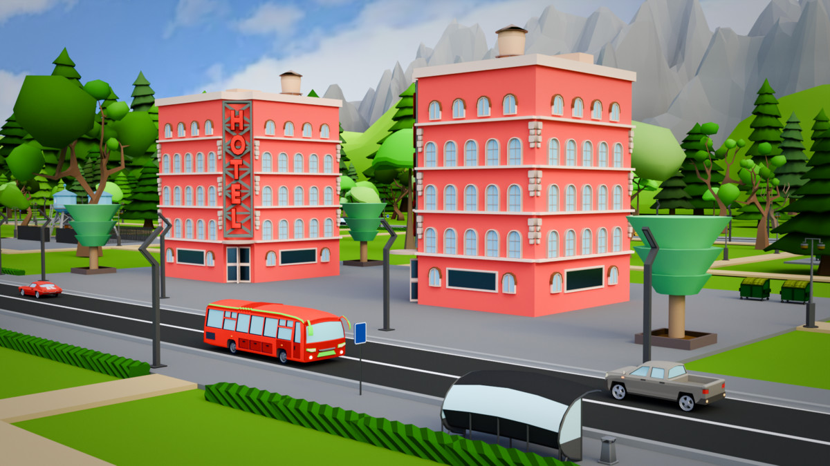 Low Poly City Pack - Mini World Studio
