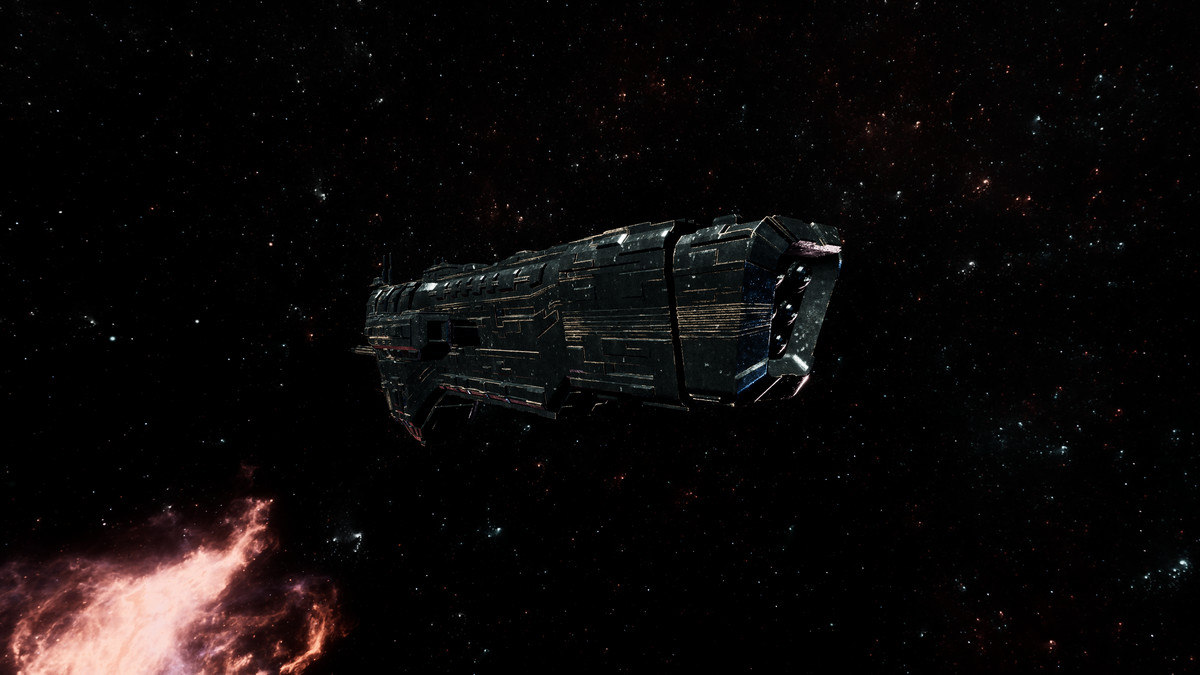 Sci-Fi Heavy Industrial Starship