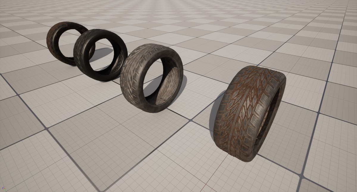 Kryxen Tire V1 - Game Ready