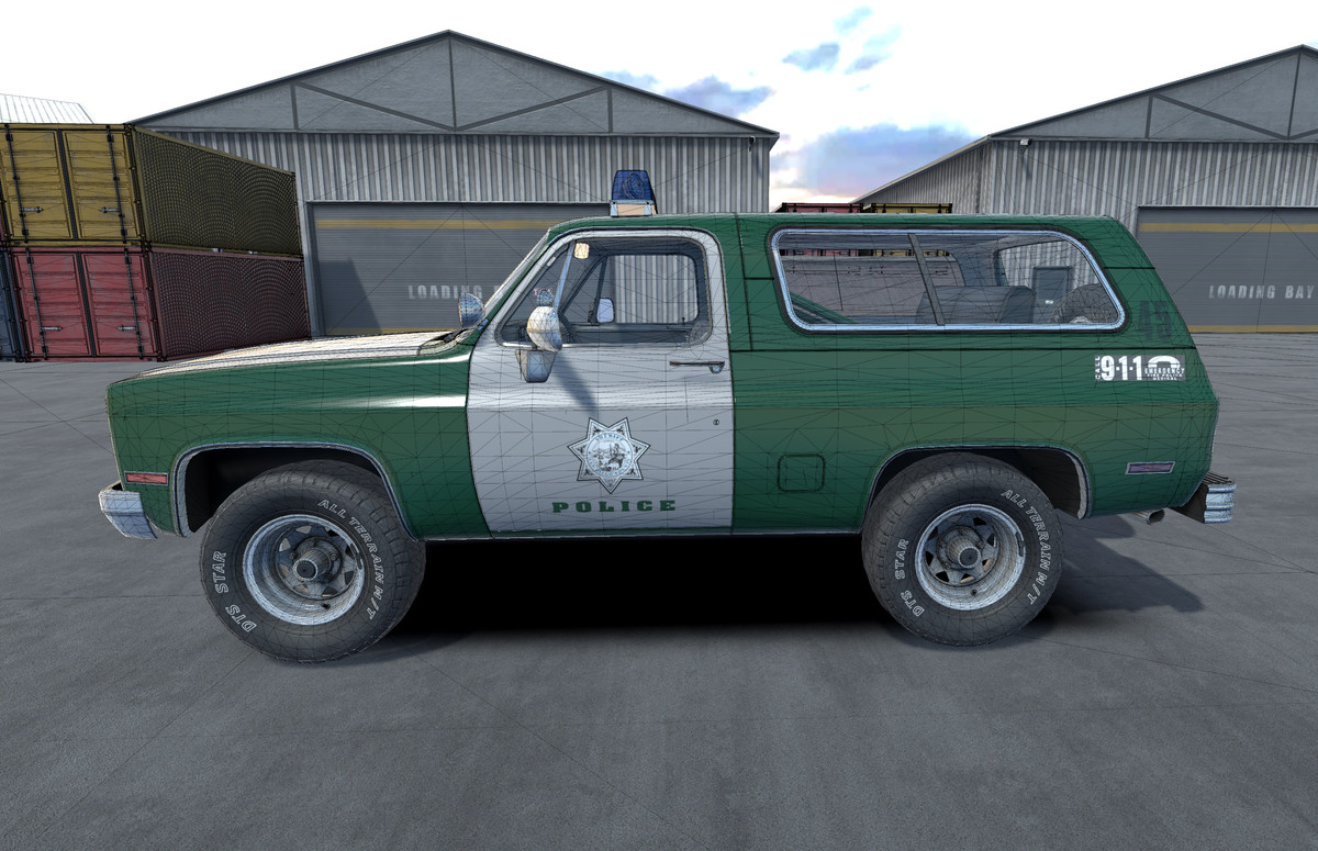 80s Offroad police car