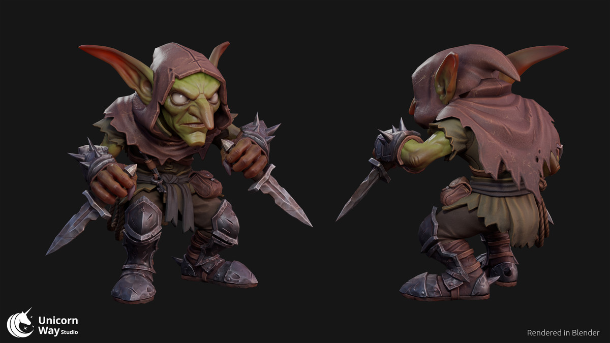 Stylized Goblin Modular Outfit