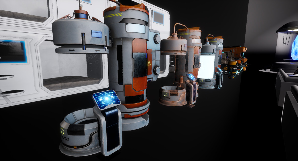 Ultimate Futuristic Props Bundle – Complete Collection (Vol.1–4)