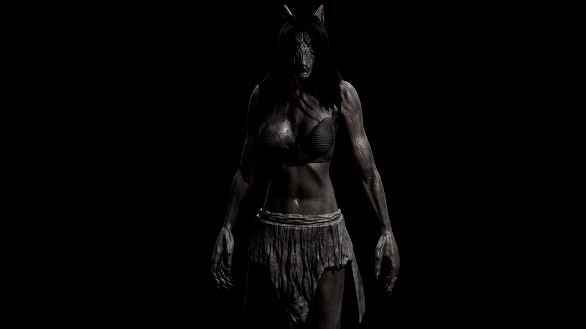 Female Werewolf - Realistic Horror Creature