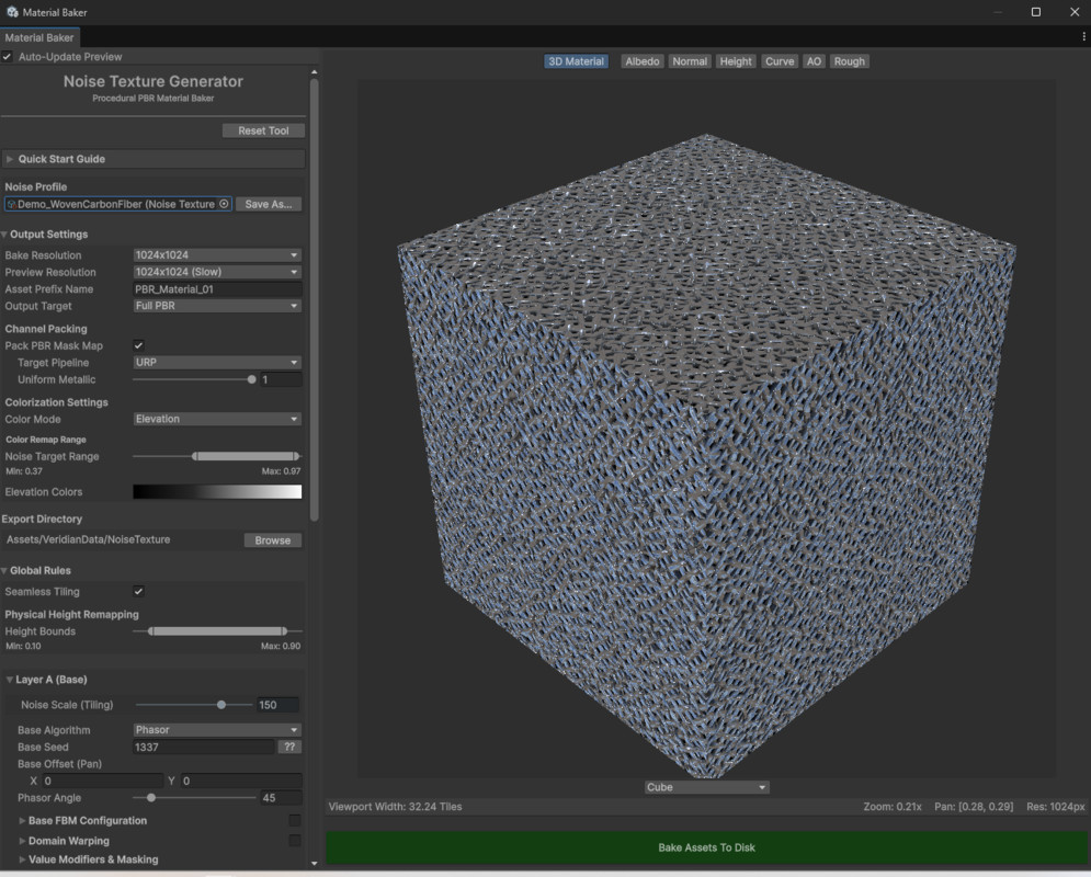 Noise Texture Generator: Procedural PBR Baker