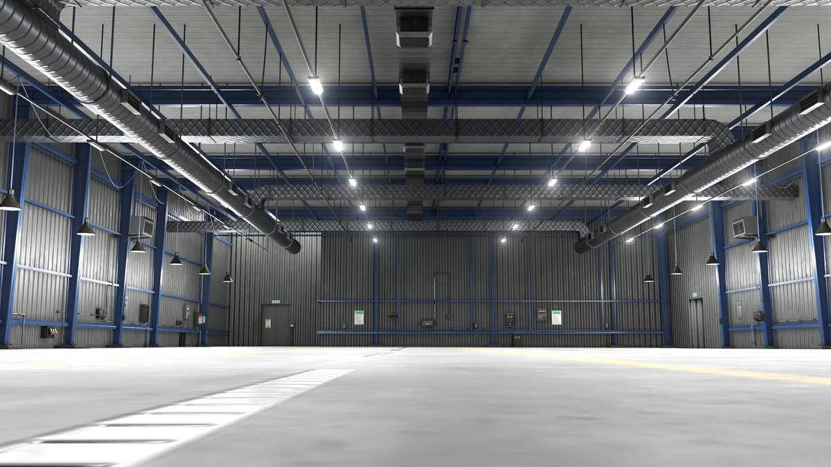 Garage Interior and Exterior 01 URP HDRP Textures