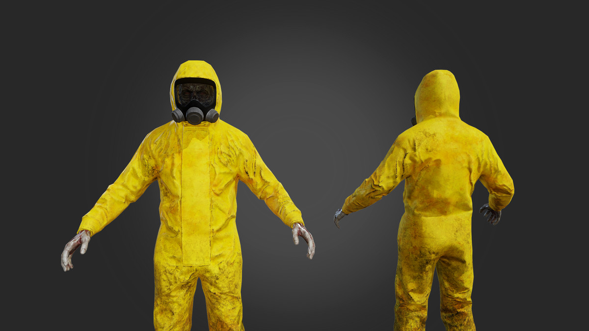Zombie hazmat suit