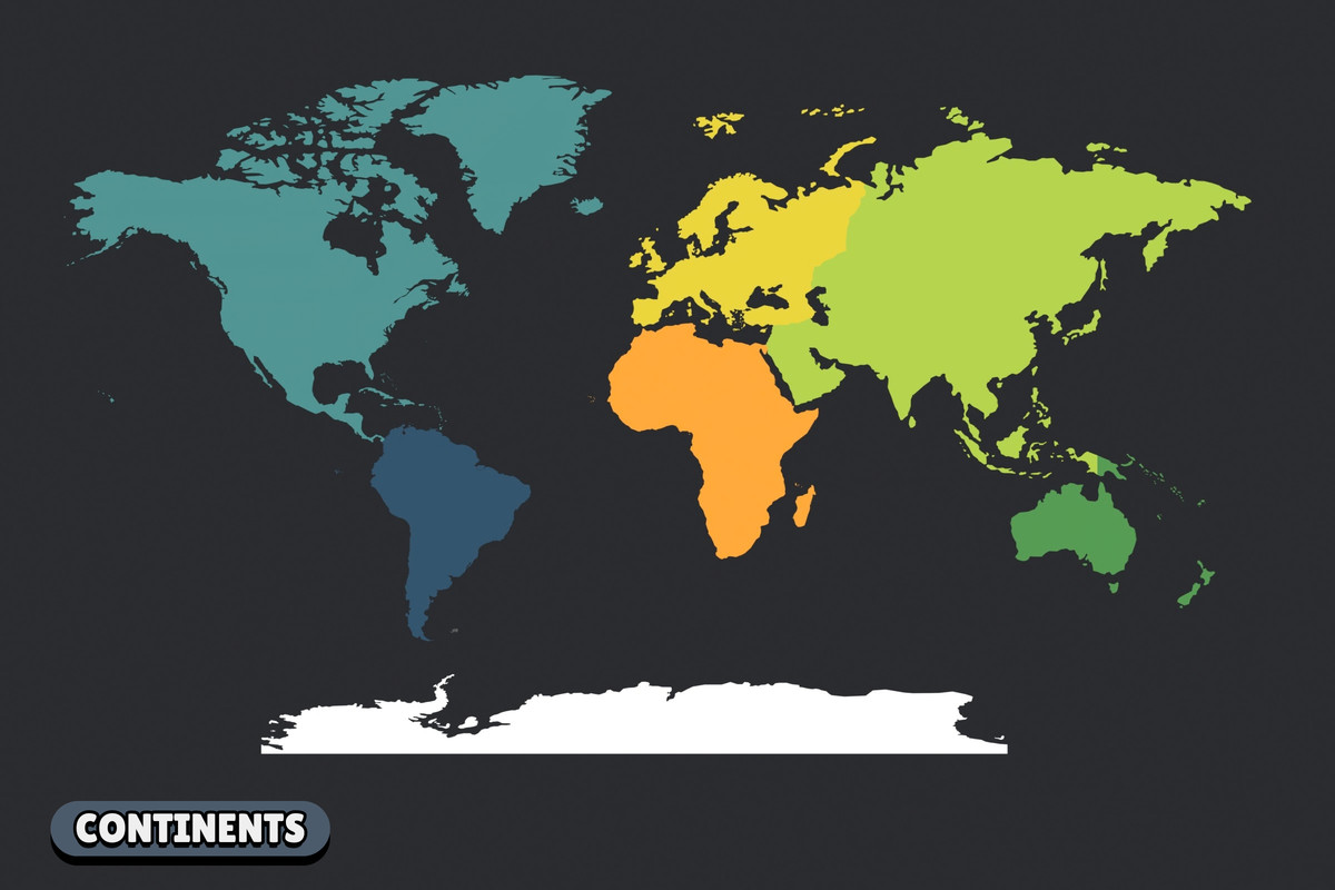 Toon Style World Map Pack