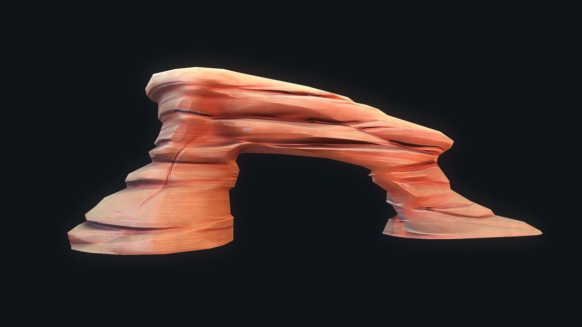 Stylized Desert Rock