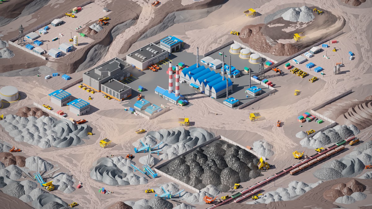 Mining Industry - Low Poly 3D Models Pack