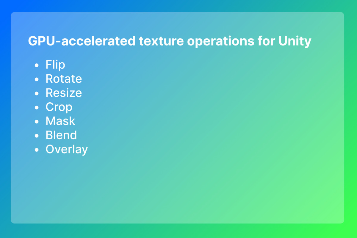 Texture Processing Lite