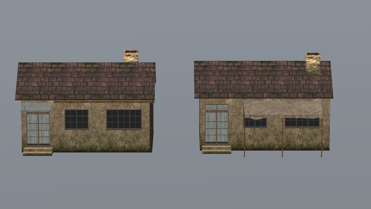 HexForge Abandoned Modular Building Pack