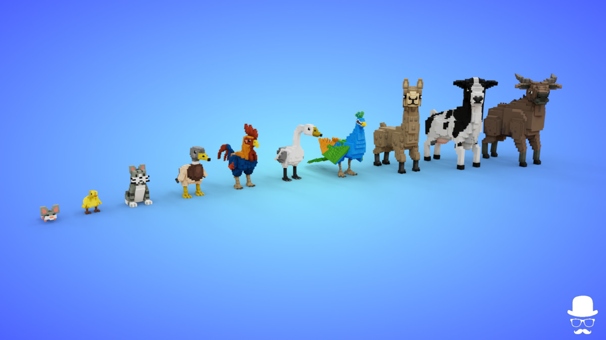 Voxel Farm Animals Pack 2