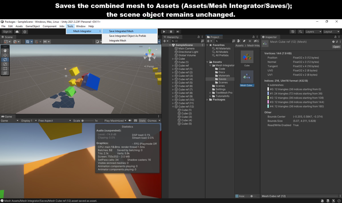 Mesh Integrator