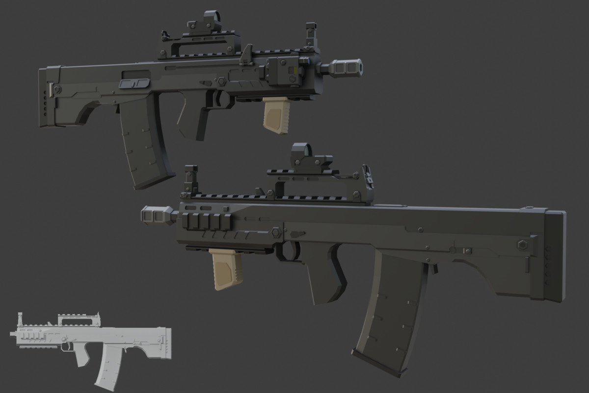 Low Poly Weapon Bundle Pack 3