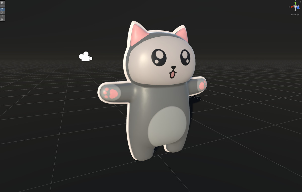 Chibi Carton Cat
