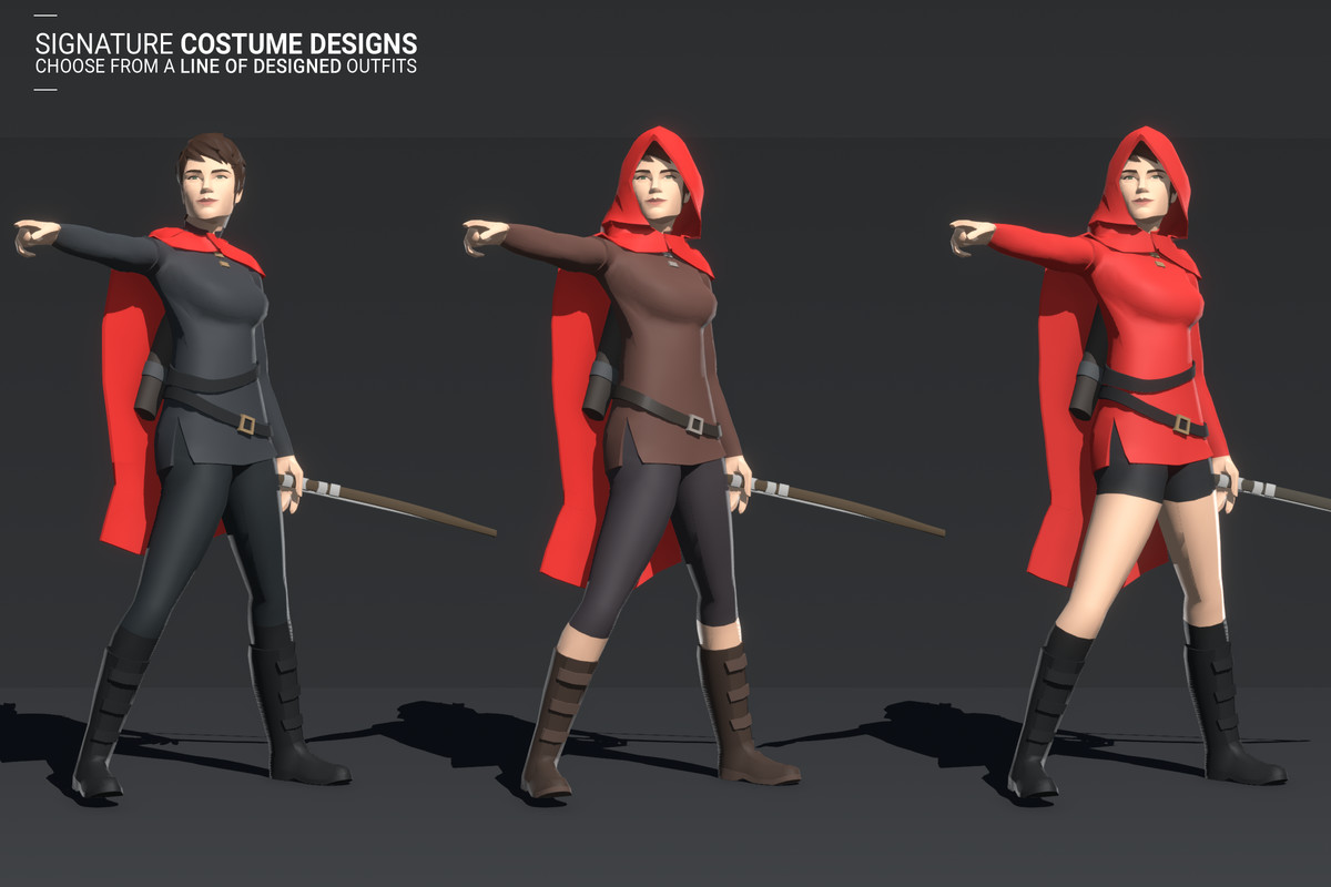 Polyquest Heroes: Warrior I Huntress