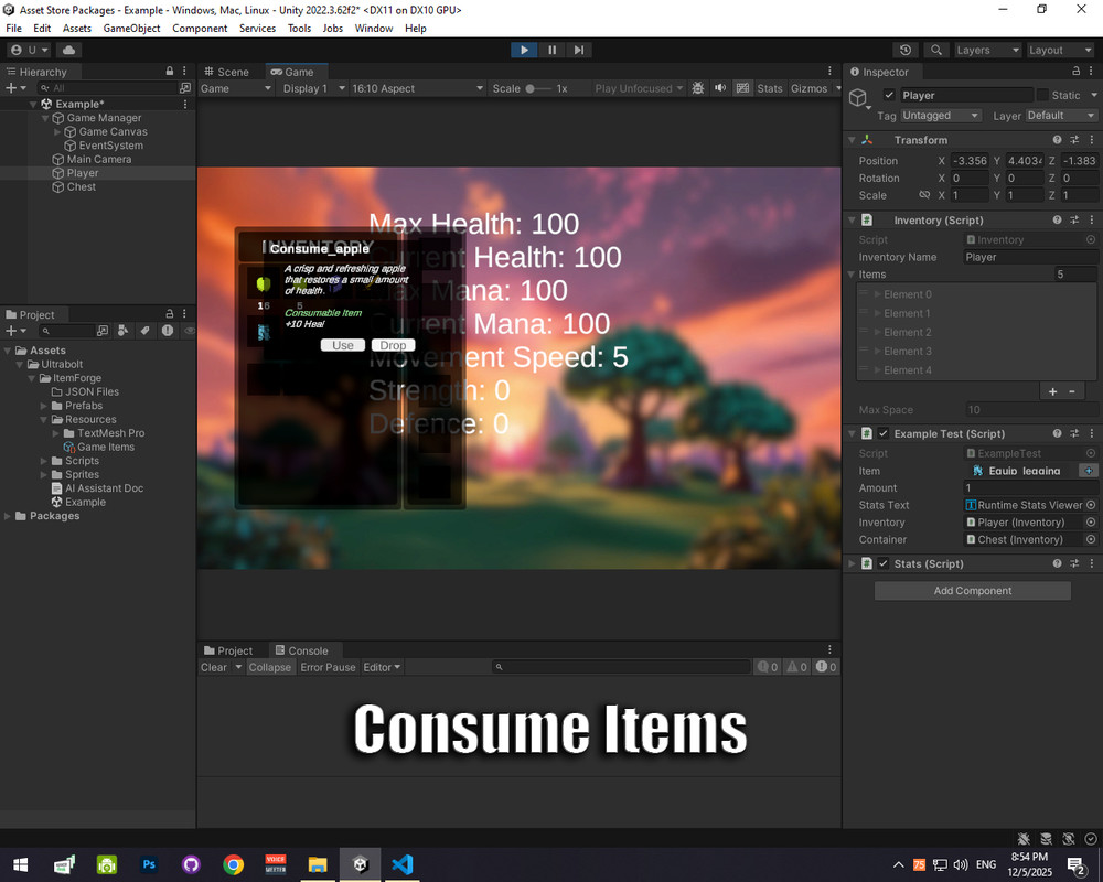 ItemForge - Advanced Inventory System