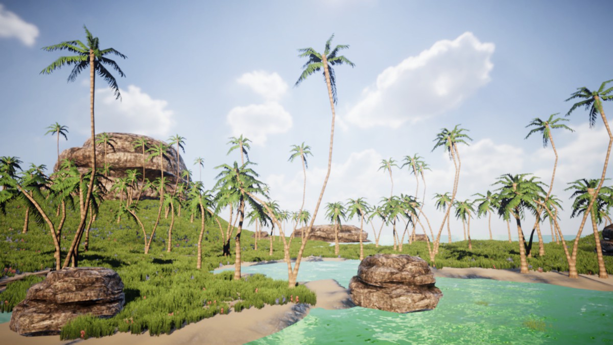 Mobile Palm Tree Bundle (for URP)