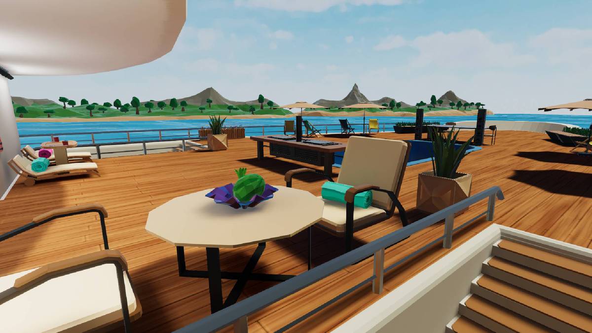 LowPoly Luxury Yacht