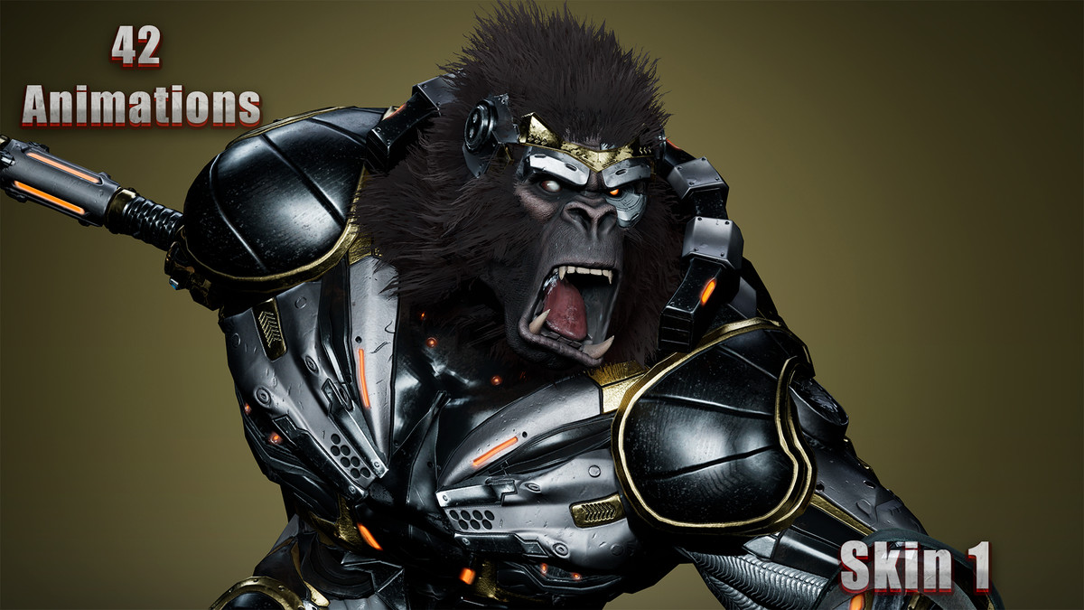 Sci-Fi Titan Gorilla