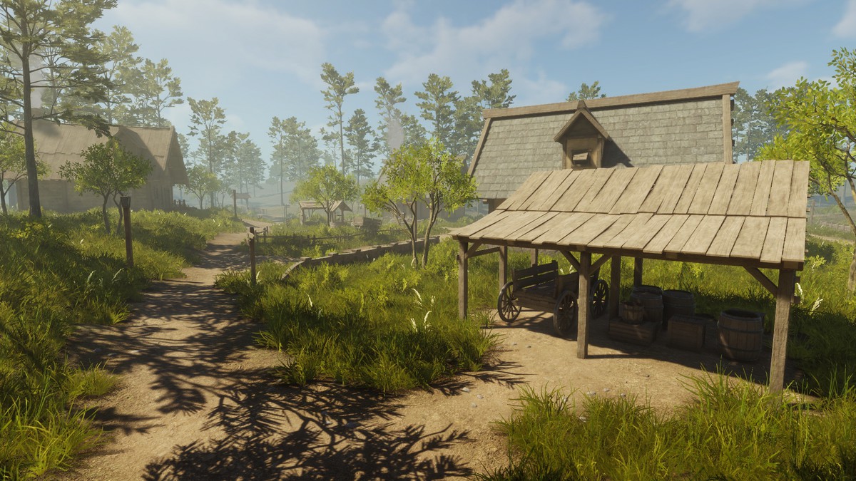 Modular Medieval Houses With Interior