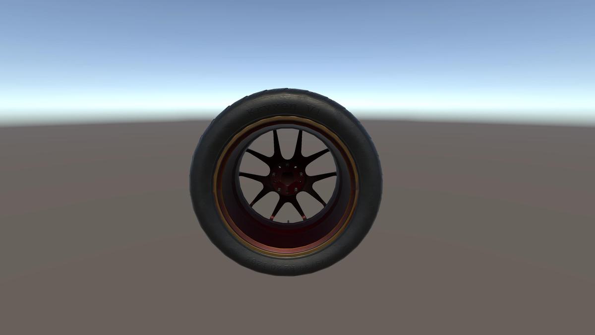 Kryxen Wheel V1 - Candy_Red - Game Ready