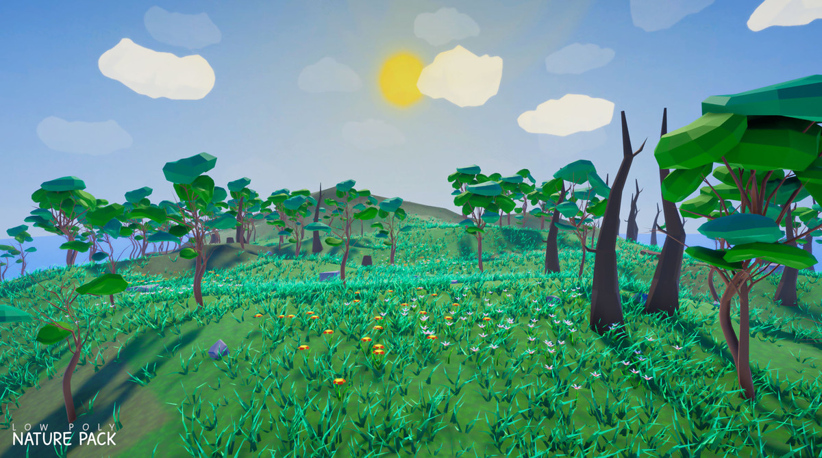 Low Poly Nature Biomes Pack