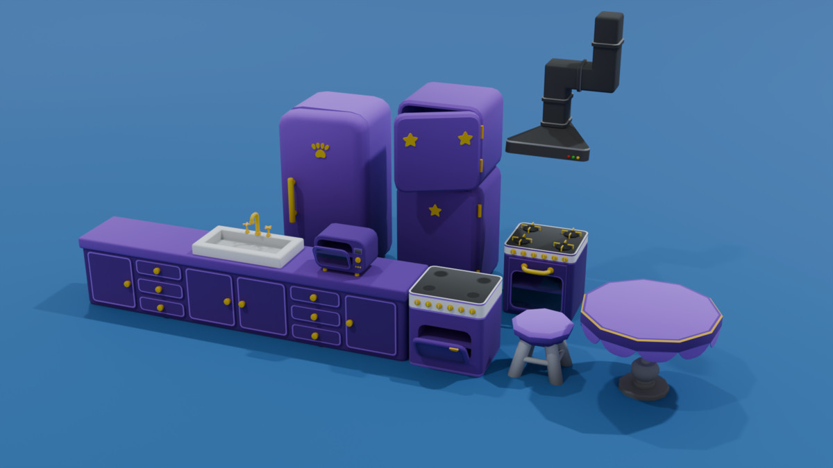 Cartoon Kitchen Package