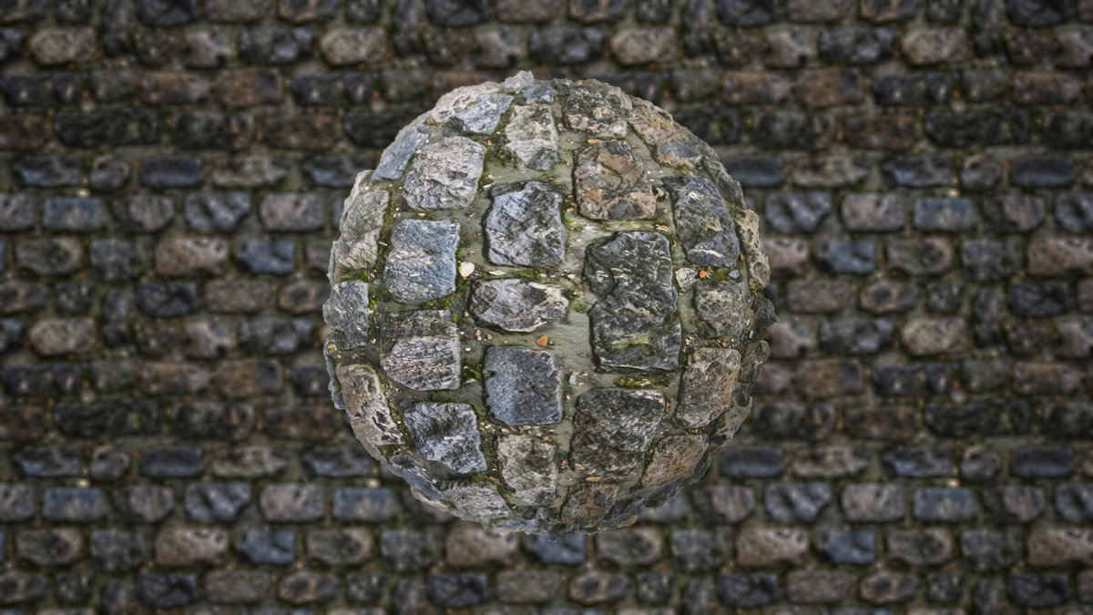 Realistic Materials - Cobblestone 1