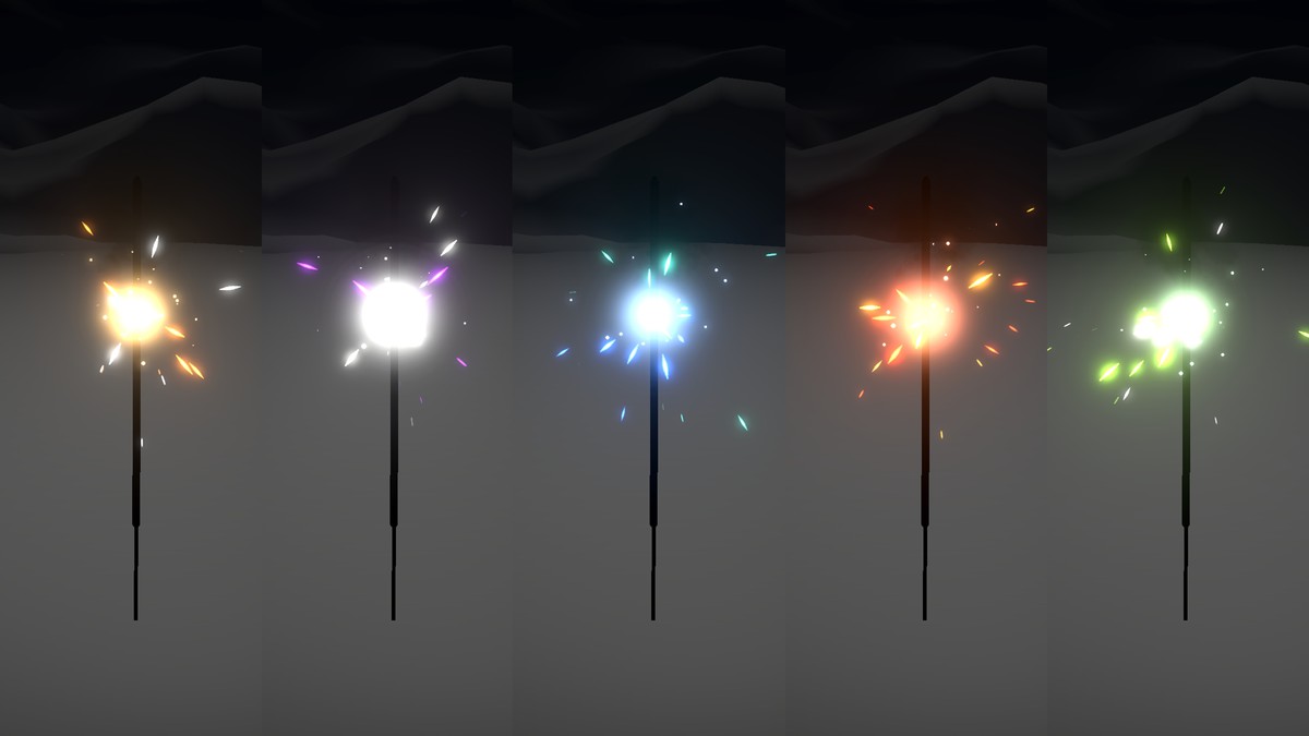 VFX Graph - Fireworks - Vol. 1