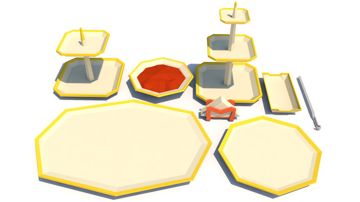Low Poly Food