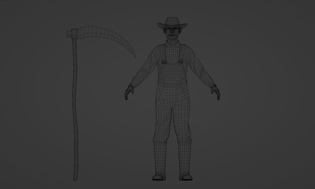 Maniac Farmer with Scythe