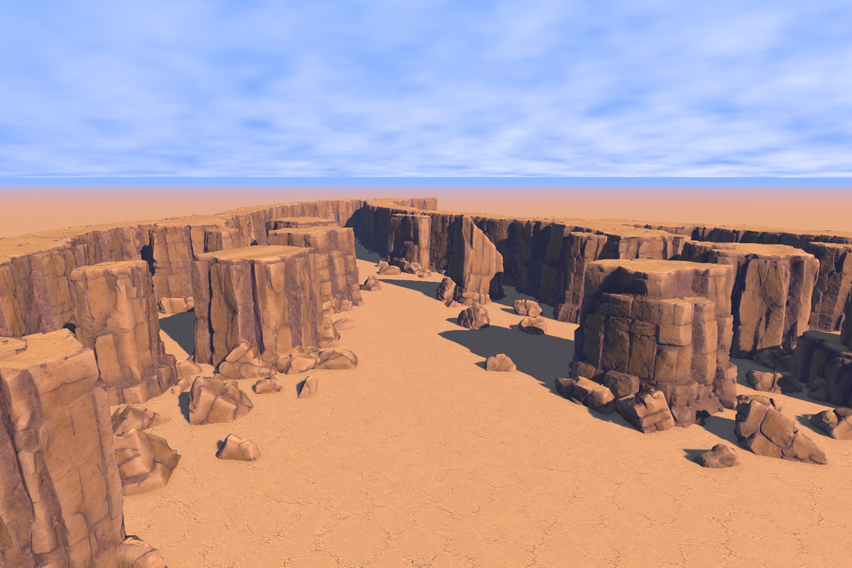 Stylized Nature - Blocky Cliffs