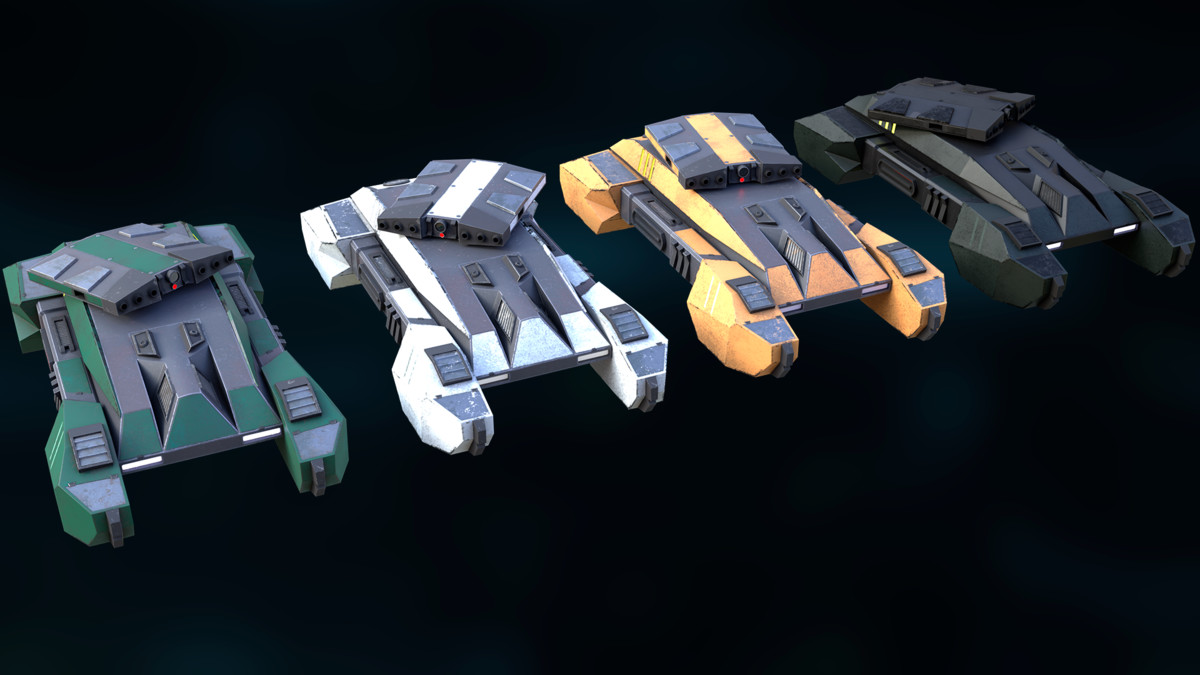 Sci-Fi Interceptors and Tanks Bundle